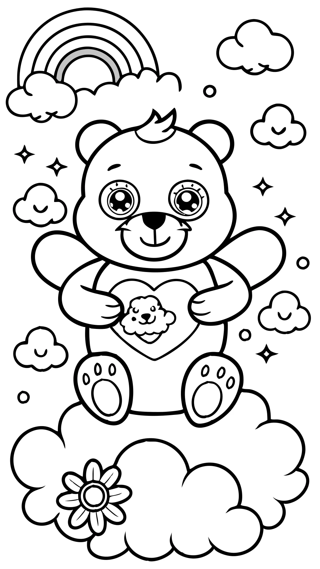 care bears coloring pages